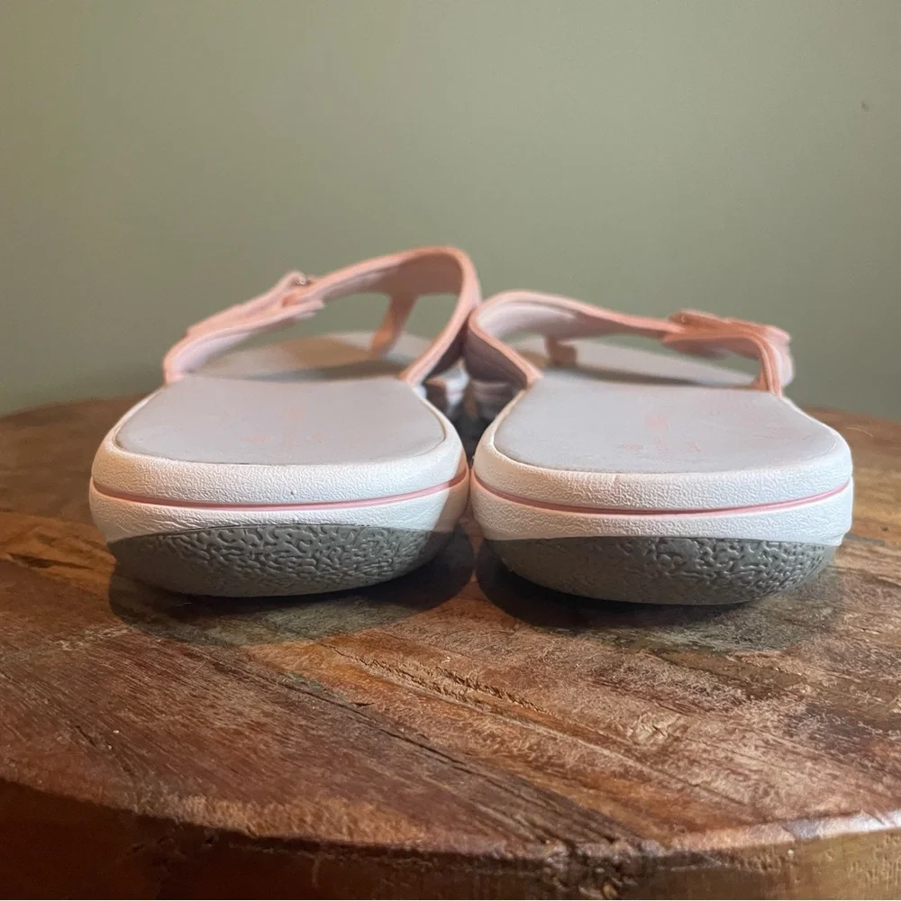 Cloudsteppers by Clarks Cushion Soft LIGHT PINK Flip Flop Size 11 M - Picture 6 of 14